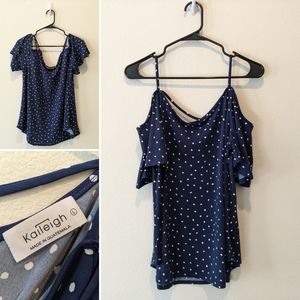 Kaileigh Cold Shoulder Knit Top